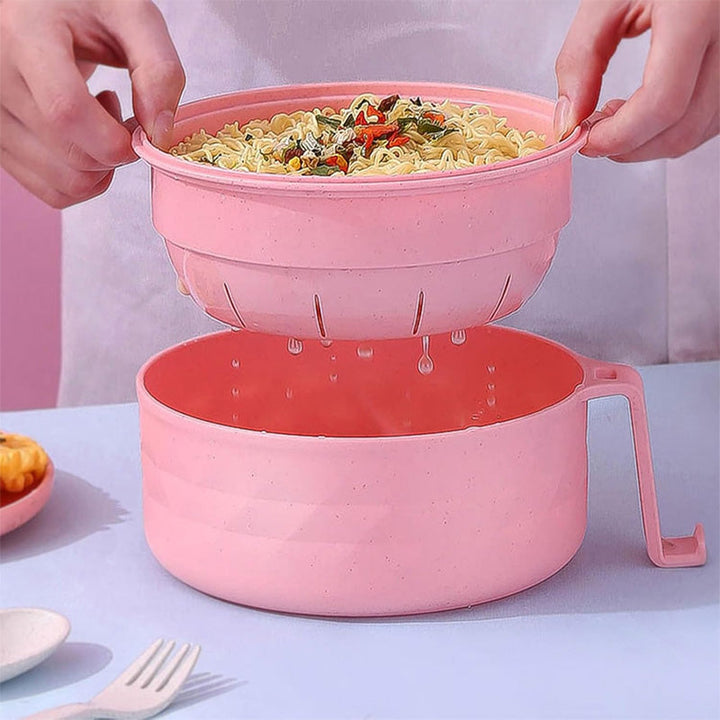 1200ml Microwave Ramen Bowls with with Strainer | Bowlift