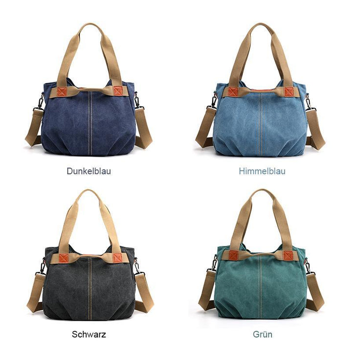 Sailcloth shoulder bag with large capacity | Bowlift