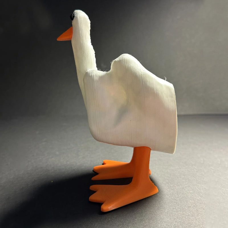 BowLift | Middle Finger Duck Resin Ornament