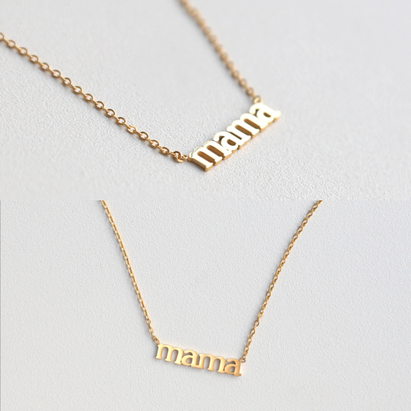 BowLift | Letter "mama" Pendant Necklace