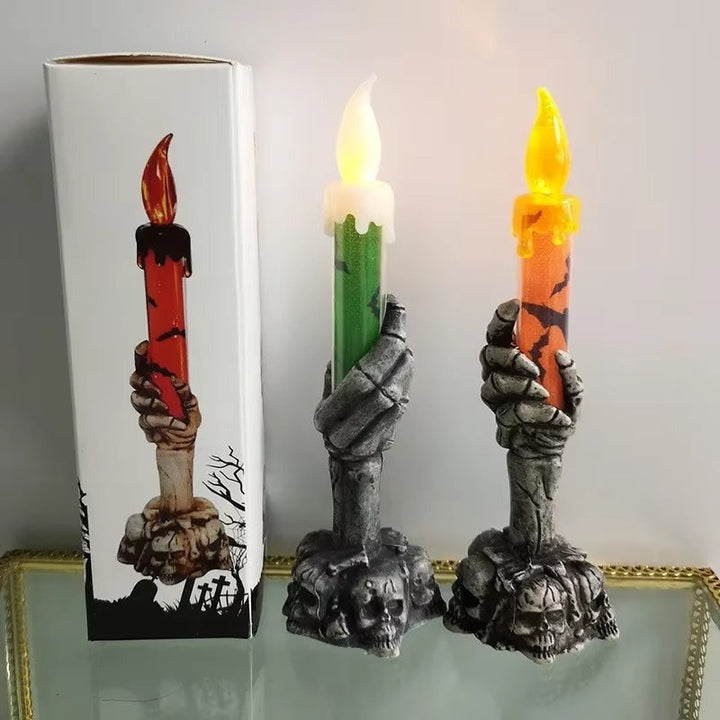 BowLift | SpookHand LED Skeleton Hand Candle Halloween Decoration
