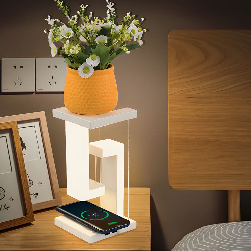 BowLift | Levitating LED Table Lamp with Wireless Charging