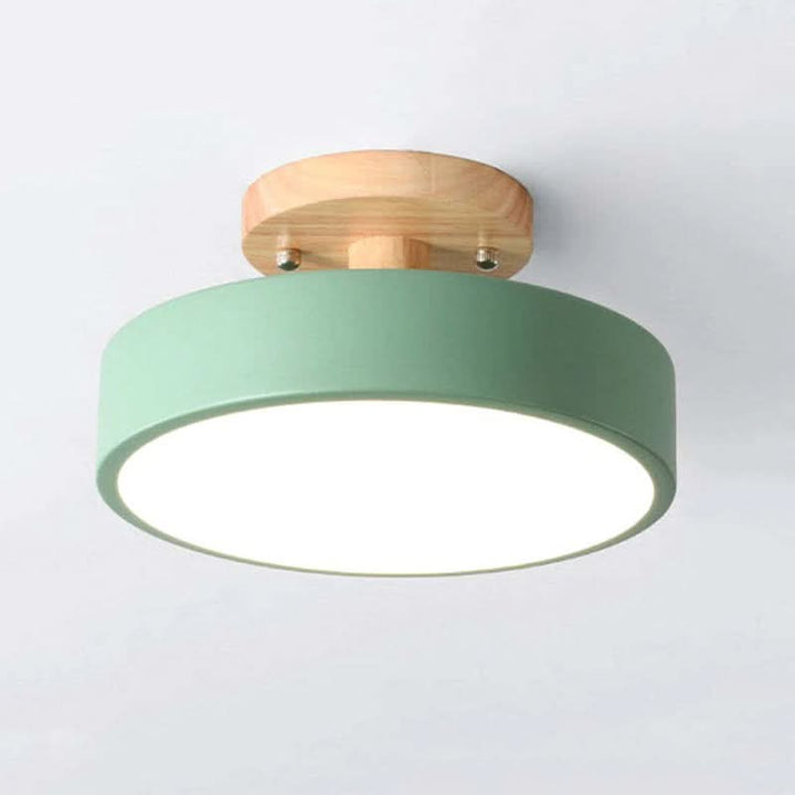 BowLift | Modern Wood LED Ceiling Light with Dimmable Function