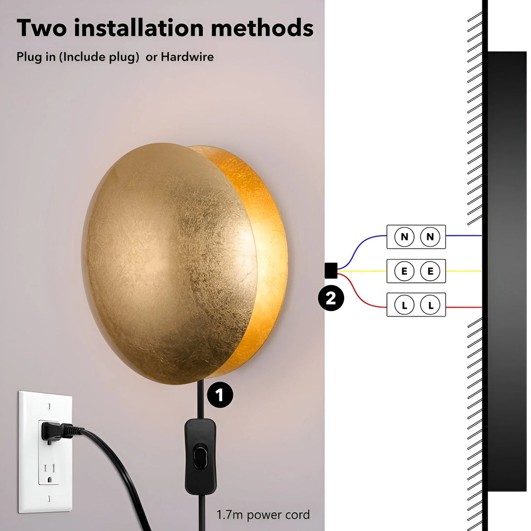LunarGlow – Moon Phase Wall Light