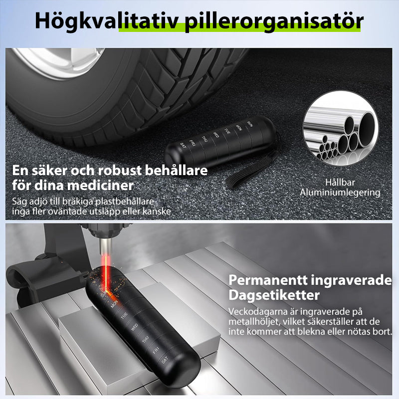 BowLift | 7-Day Portable Pillbox for Travel