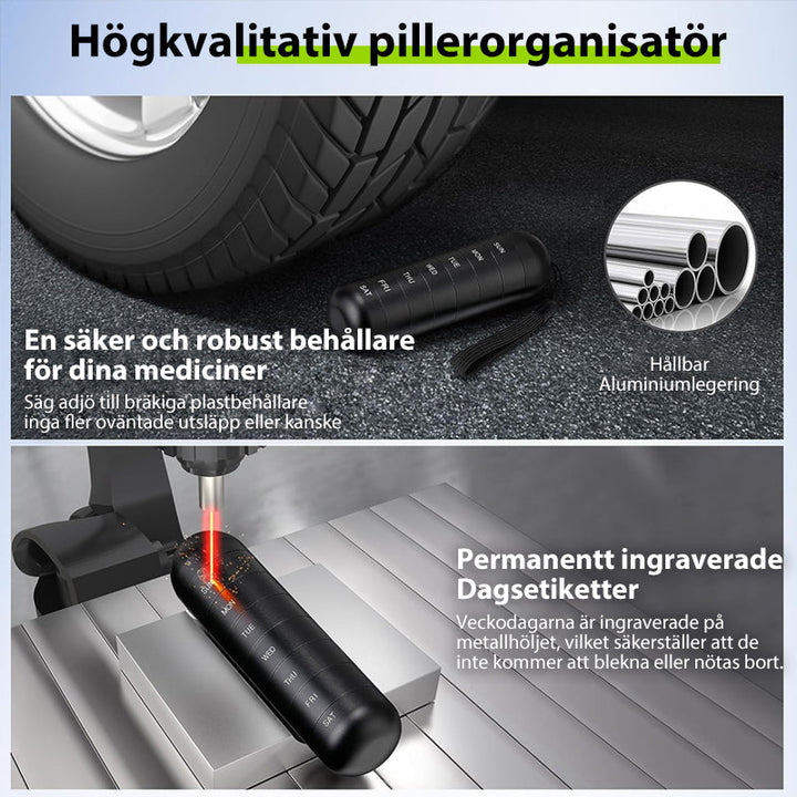 BowLift | 7-Day Portable Pillbox for Travel