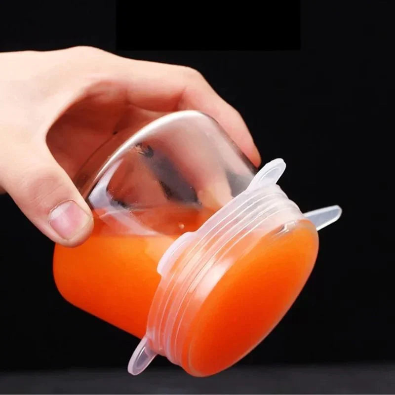 BowLift | Stretchable food silicone lid, 6 pieces