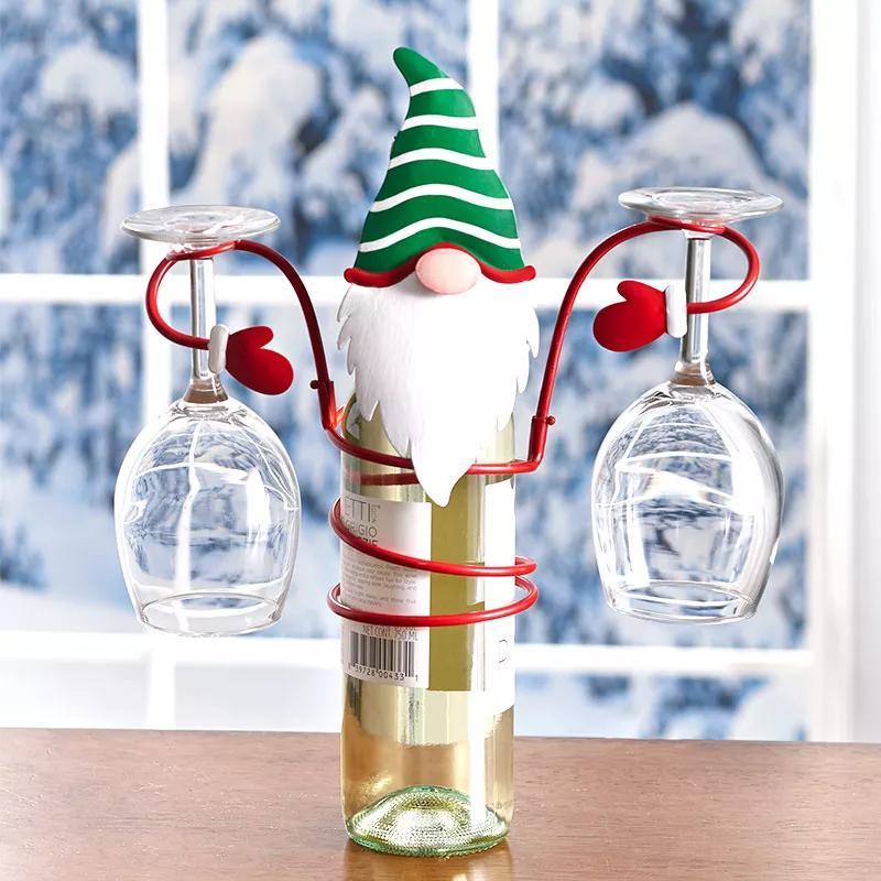 Holiday Wine Bottle & Glass Holders | Bowlift