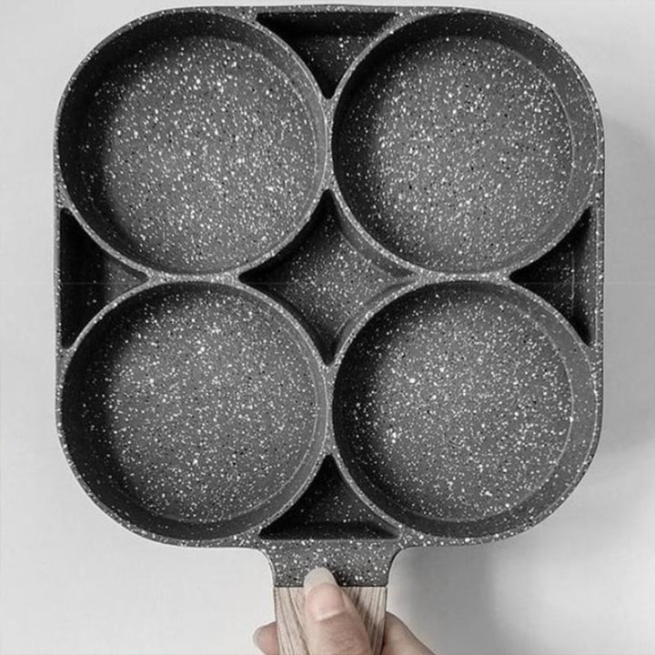BowLift | Four-hole egg pan, breakfast omelette household frying pan non-stick pan