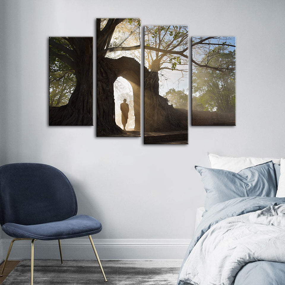 Under The Arch 4 Piece - Canvas Wall Art Painting | Bowlift