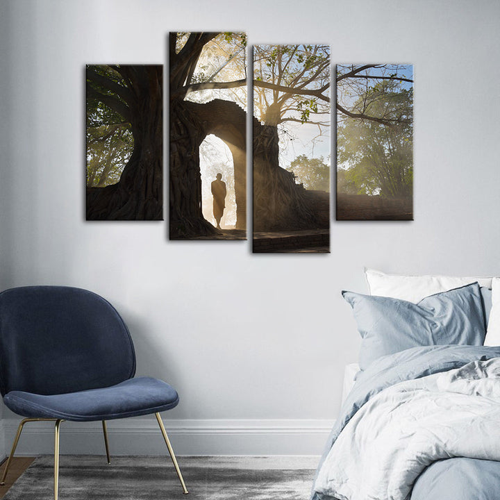 Under The Arch 4 Piece - Canvas Wall Art Painting | Bowlift