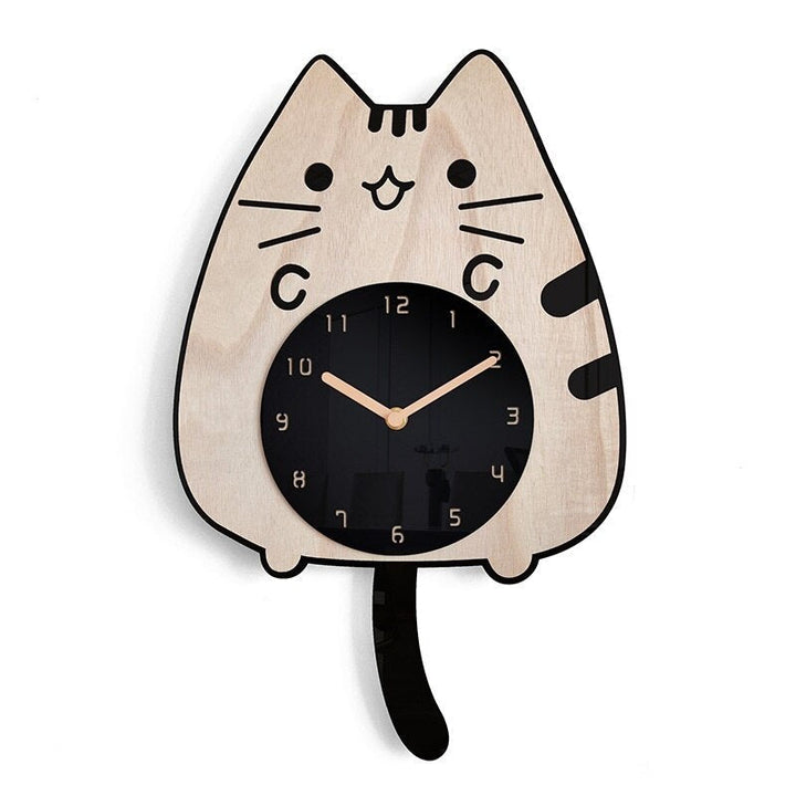 BowLift | PurrTime - Swinging Cat Wall Clock
