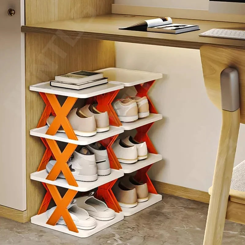 6 layer Simple Shoe Rack Plastic Simple Shelf (Free Delivery) Bowlift