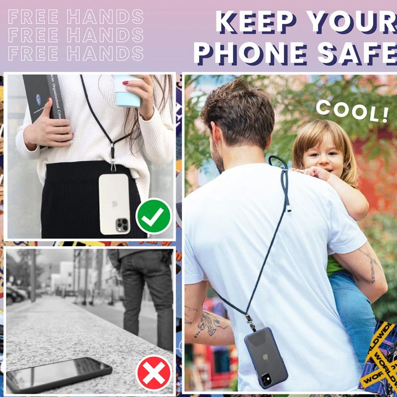 BowLift | Universal detachable mobile phone nylon strap