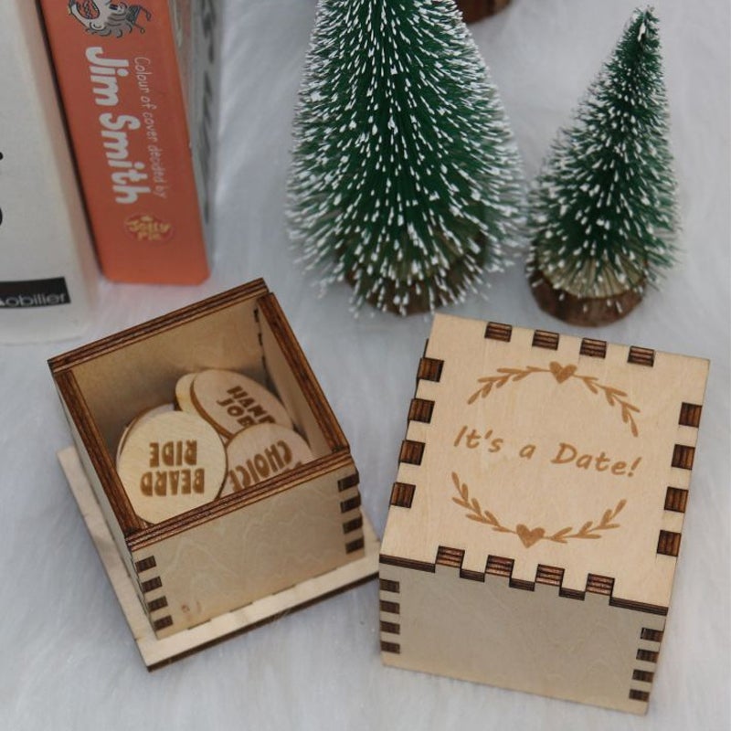 BowLift | Fun Date Night Activity Tokens & Box (Set of 20 Pieces)