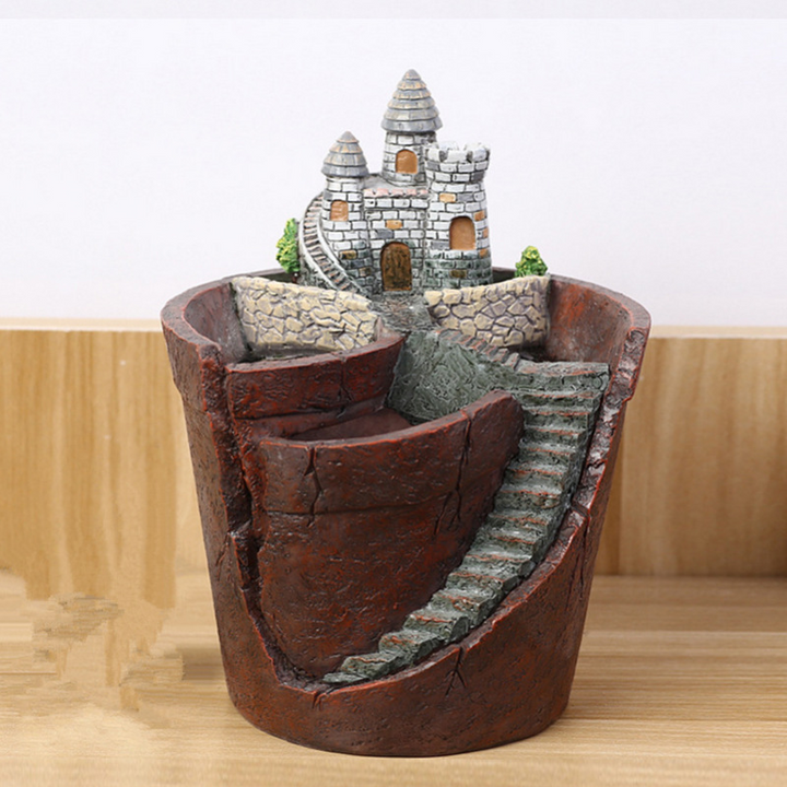 BowLift | Succulent decorative flower pot for mini garden – Bonsai planting pot for micro landscape and garden