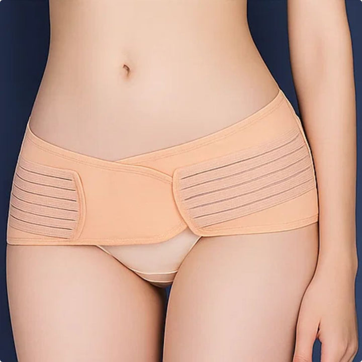 Postpartum Recovery Support – Breathable Fabric – Relieves Pelvic & Back Pain for New Mothers Bowlift