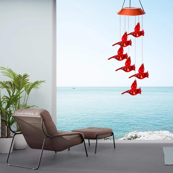 BowLift | Red Bird Wind Chime Light