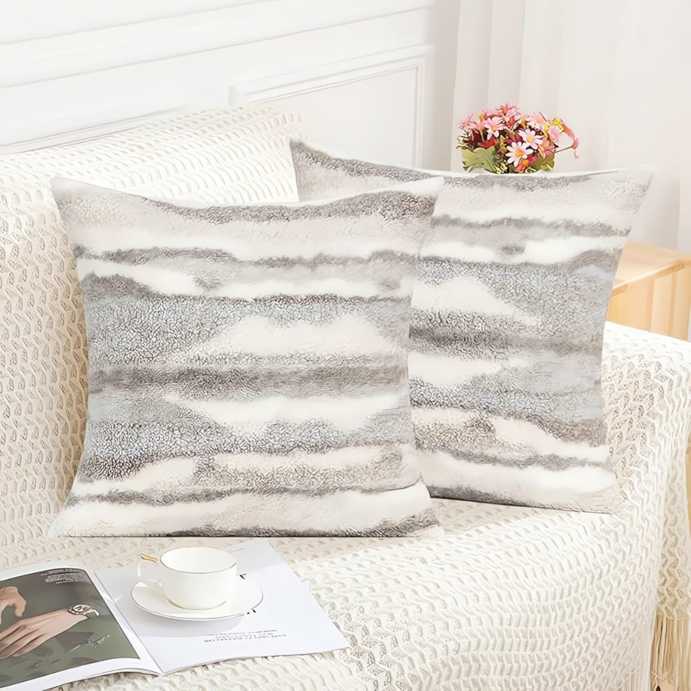 BowLift | Marble Inspired Plush Cushion Cover