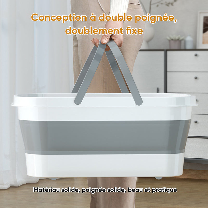 Foldable Portable Rectangular Bucket | Bowlift