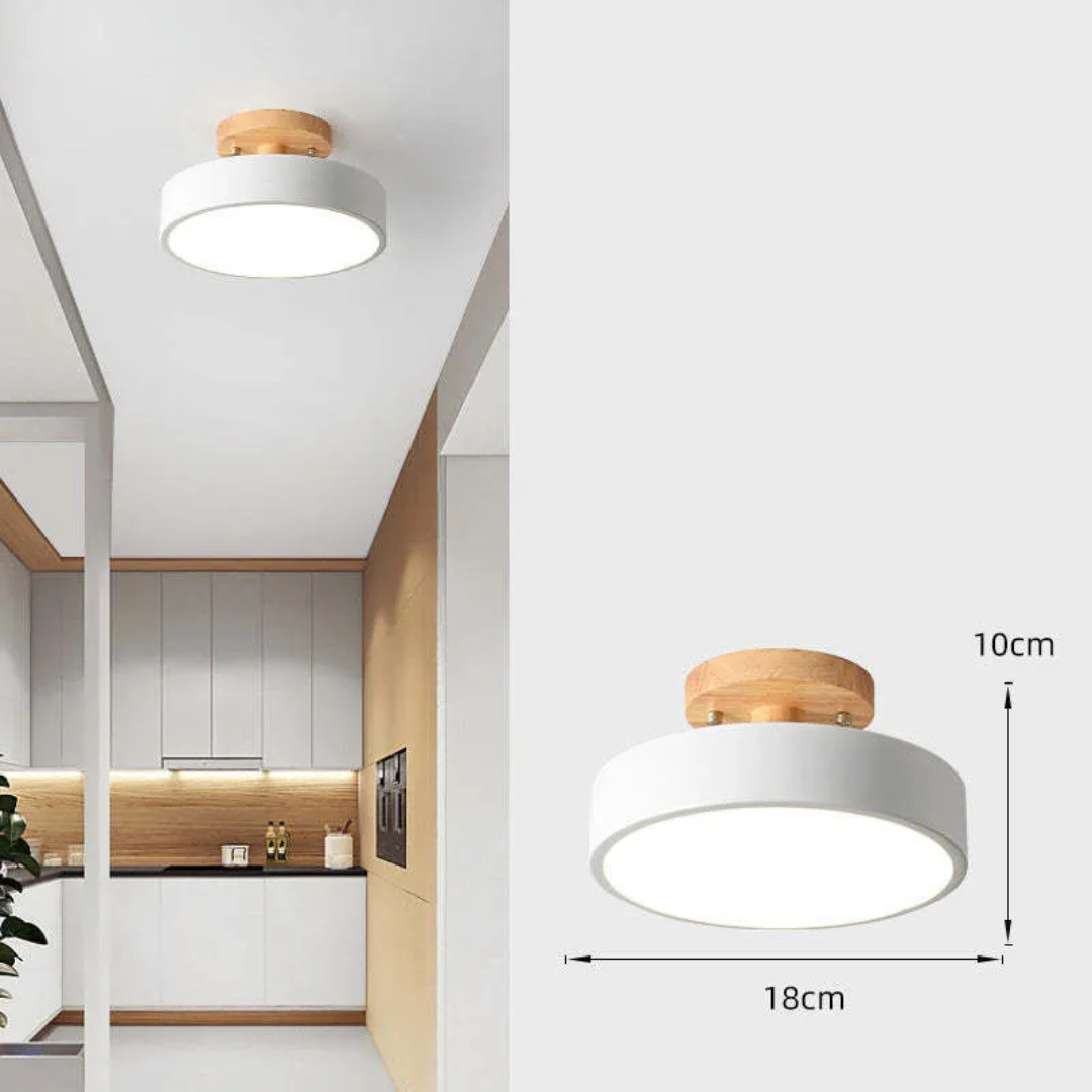 BowLift | Wooden LED Ceiling Lamp