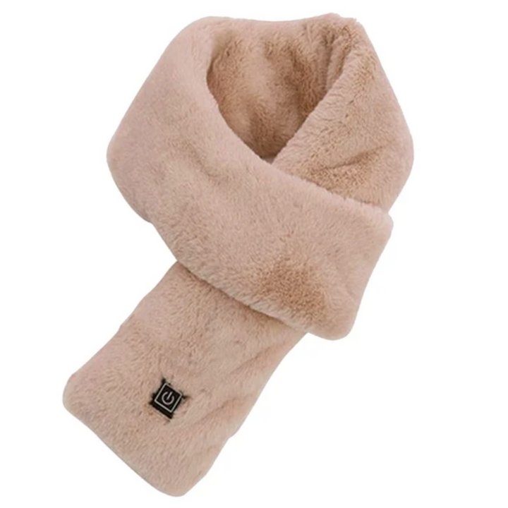 USB-Heated Faux Fur Scarf Bowlift