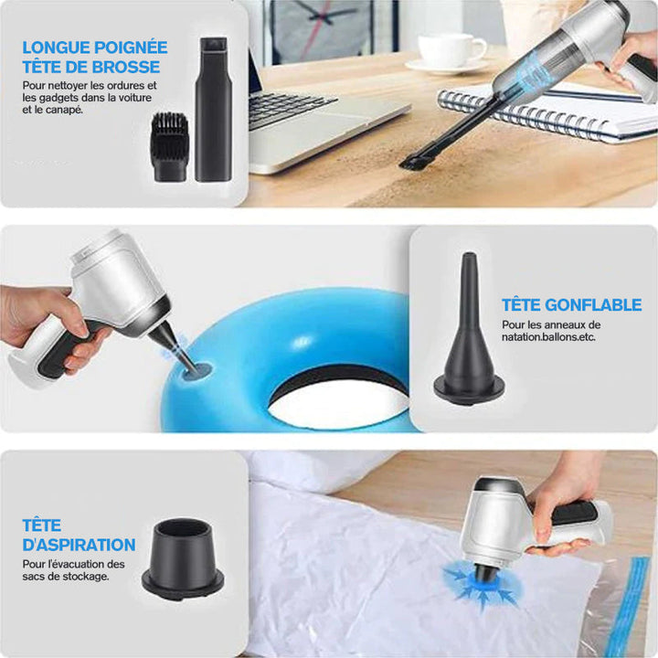 Mini cordless handheld vacuum cleaner | Bowlift
