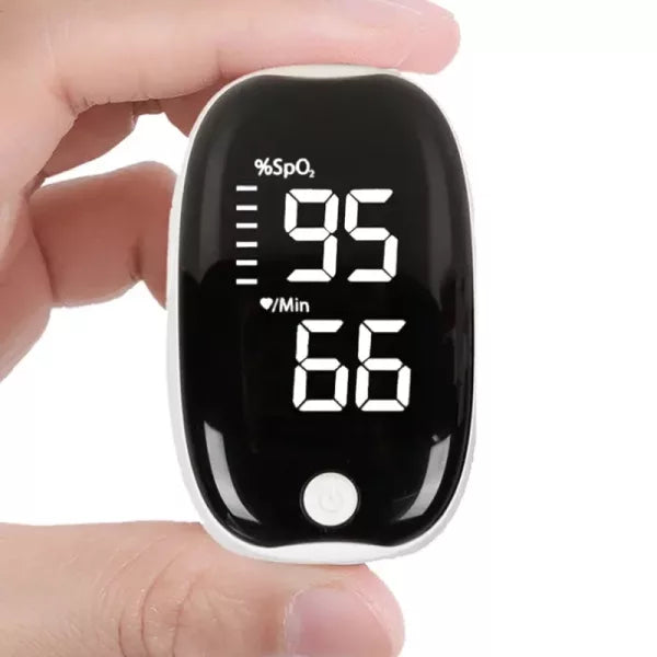 BowLift | Fingertip Pulse Oximeter | Fast, Accurate Blood Oxygen Monitor with LED Display for Home Health Tracking