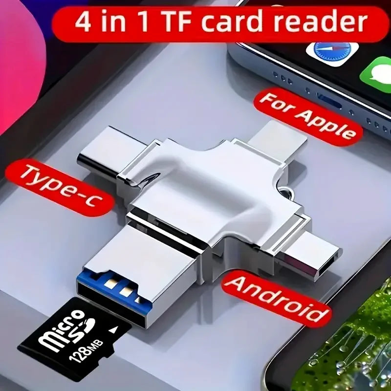 BowLift | 4 In 1 Flash Drive Card Reader