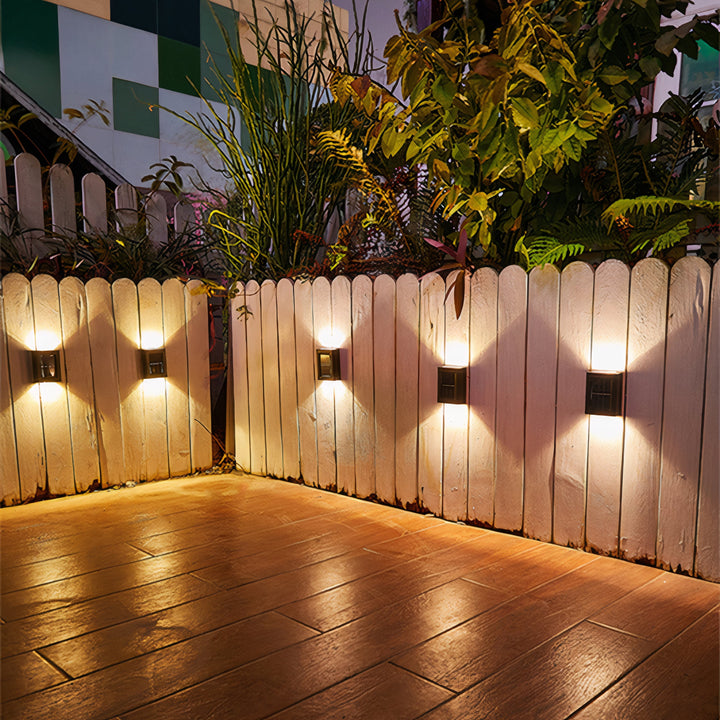 BowLift | LuxeSolar Elegant LED Wall Lamp | Sustainable solar energy with automatic operation