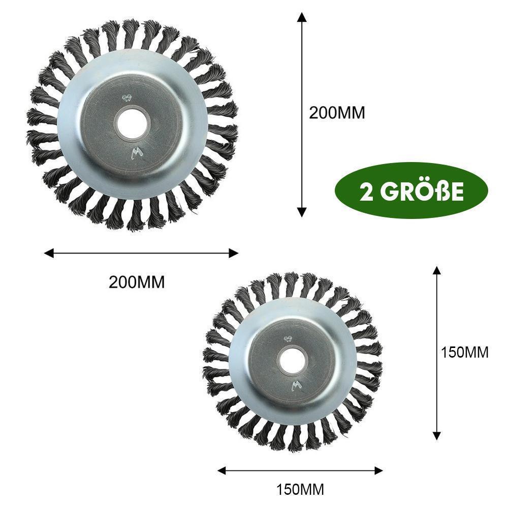 BowLift | Round Twist Wire Wheel Brush for Brushing / Weed Cutting
