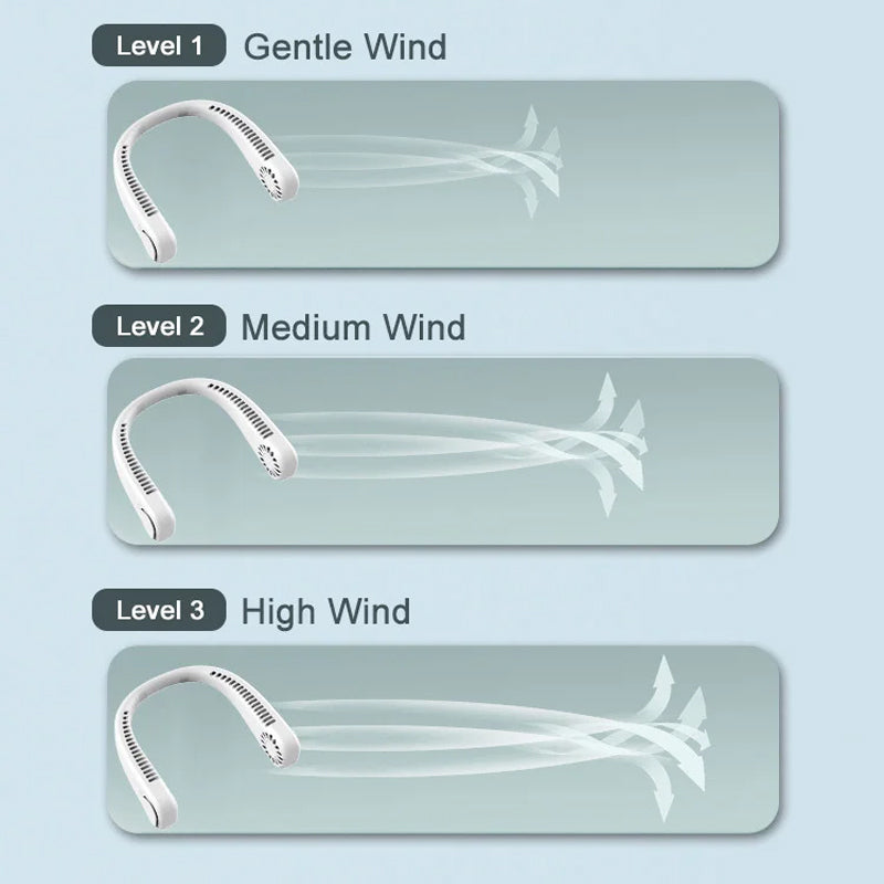 Summer Portable Neck Fan | Bowlift