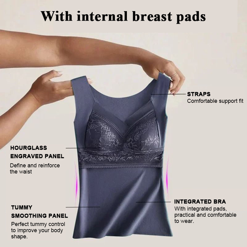 BowLift | 2 in 1 warm vest with chest pads