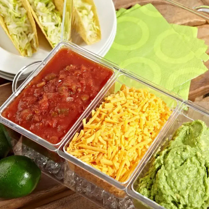 Ice Chilled Condiment Tray Set | Bowlift