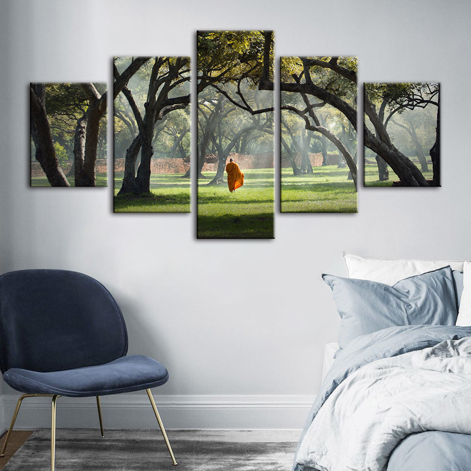 Walk The Earth 5 Piece - Canvas Wall Art Painting | Bowlift