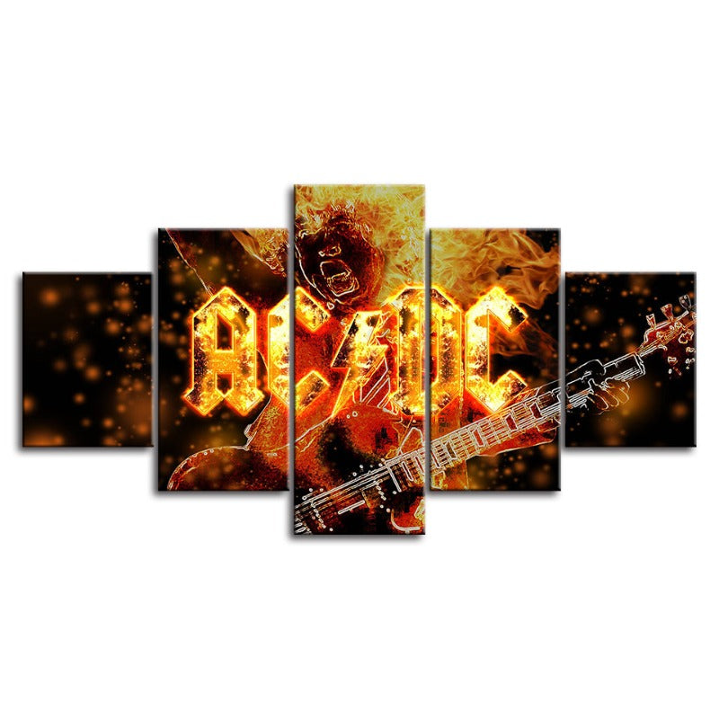 ACDC - Canvas Wall Art Painting | Bowlift