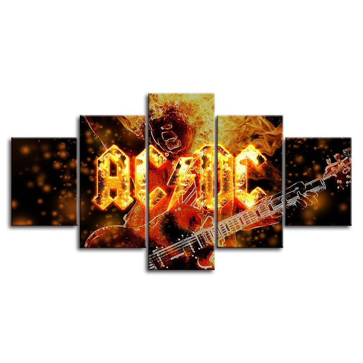 ACDC - Canvas Wall Art Painting | Bowlift