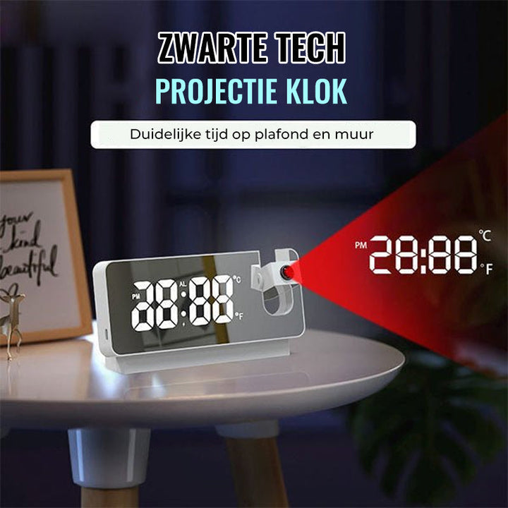 Modern Alarm Clock Projector | Multifunctional Alarm Clock with Projection | Bowlift