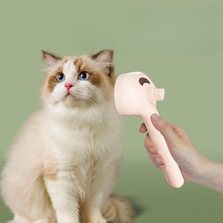 BowLift | Pet Steam Brush for Gentle Grooming Cats and Dogs