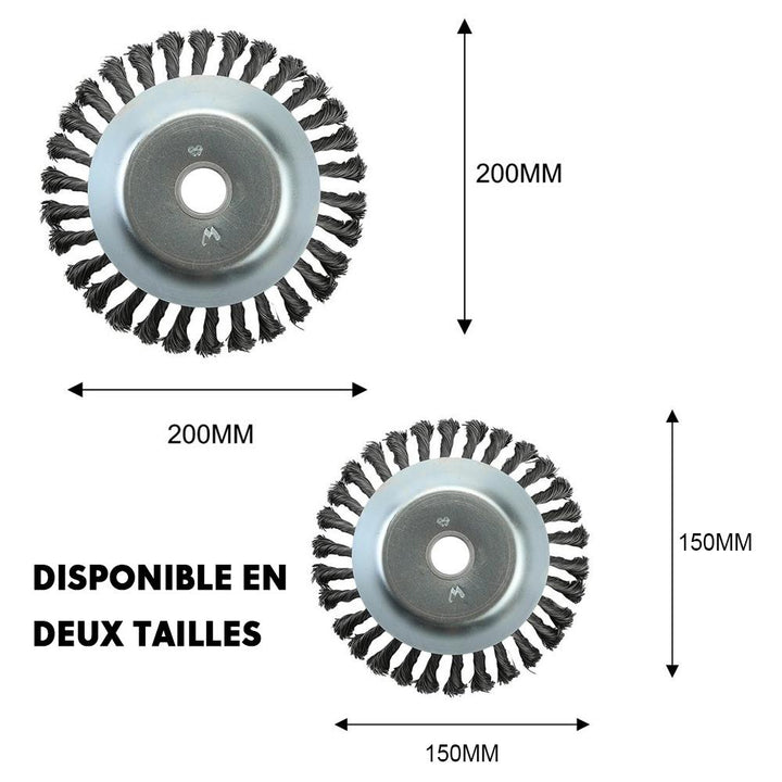Ciaovie wire brush for round twist wheels | Bowlift