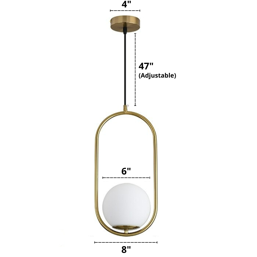 Modern Nordic Glass Pendant Lamps | Bowlift