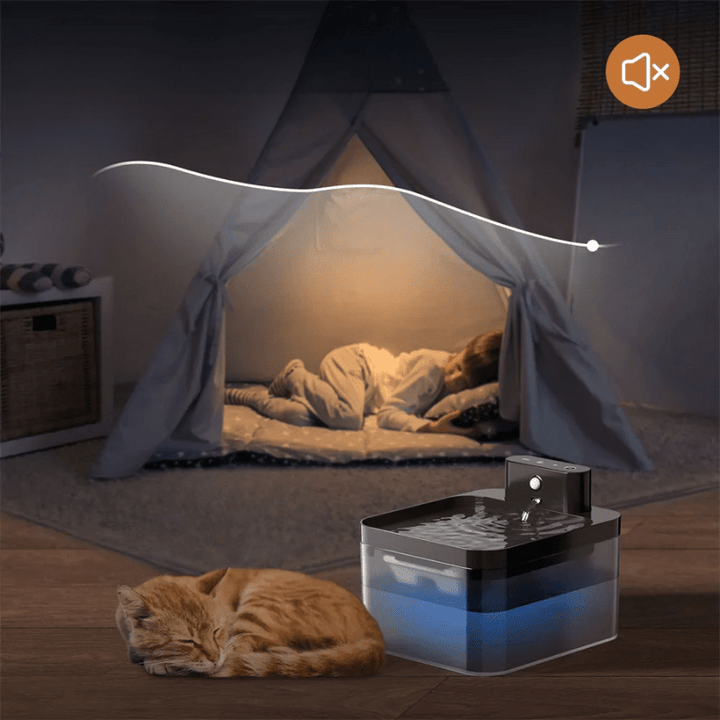 BowLift | Modern water fountain for cats with a wireless sensor