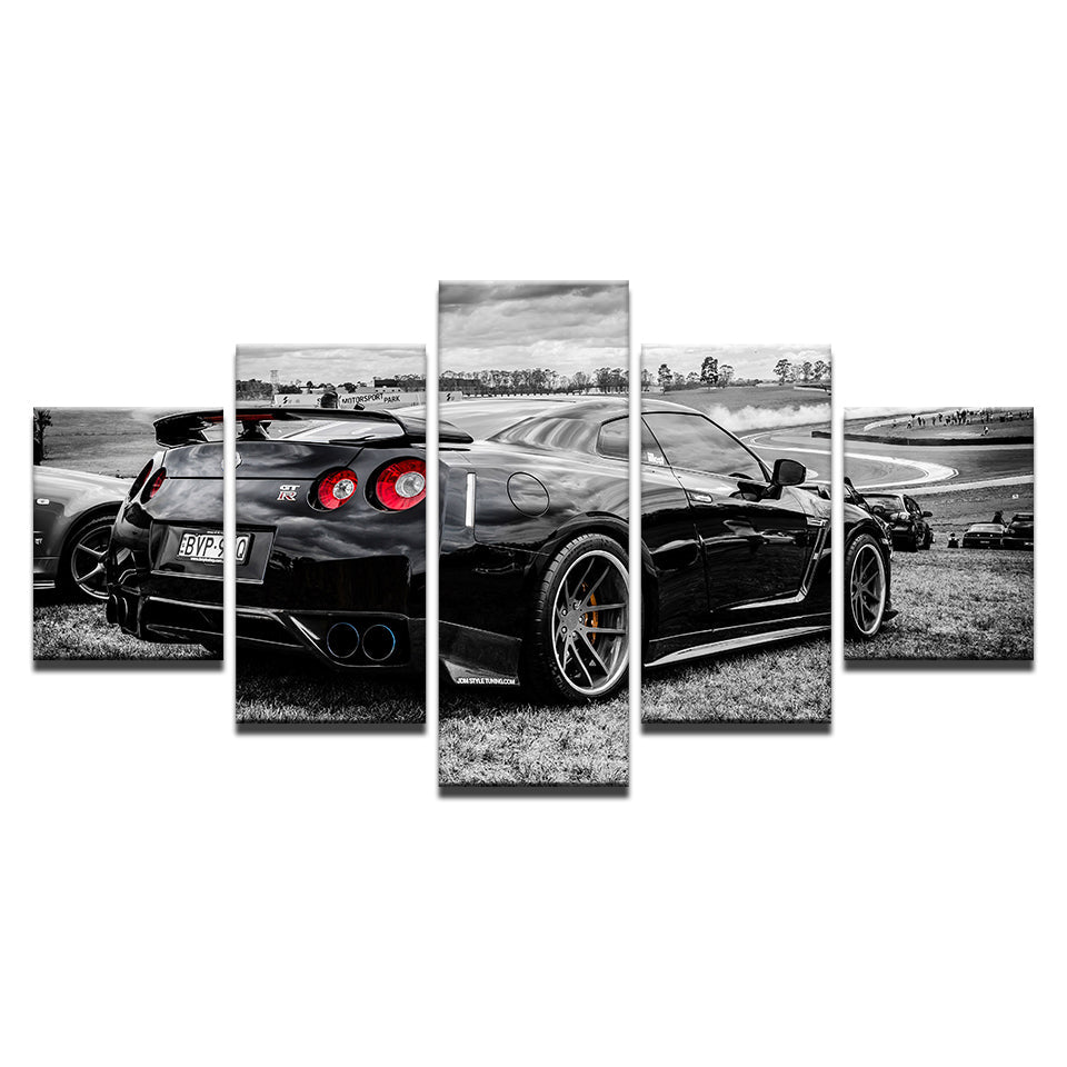 Luxury Car 5 Piece - Canvas Wall Art Painting | Bowlift