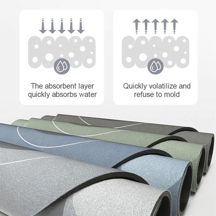 Super Absorbent Floor Mat for Home, Bathroom Soft Quick Drying Mat | Bowlift