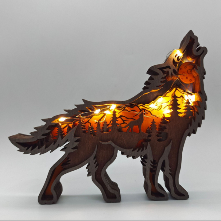 3D Creative Wooden Animal Carving Handcraft Gift | Bowlift