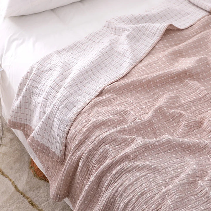 BowLift | Simple Casual Cotton Blanket - BreezyCotton