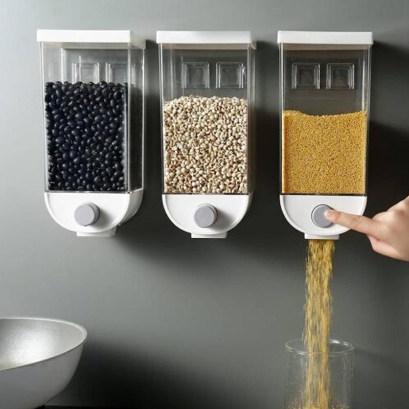 BowLift | Wall-mounted kitchen storage for cereals