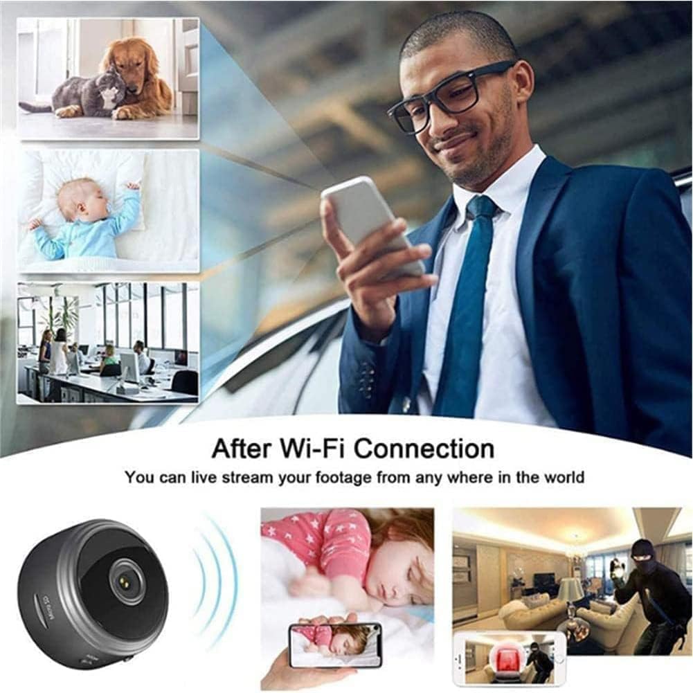 BowLift | Eyecam Mini Spy Camera – Compact Wi-Fi Home Security Camera for Indoor Surveillance