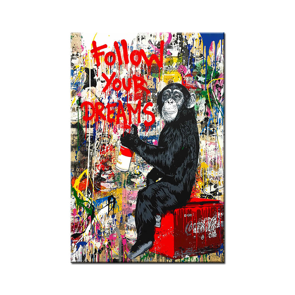 Follow Your Dreams - Canvas Wall Art Painting | Bowlift