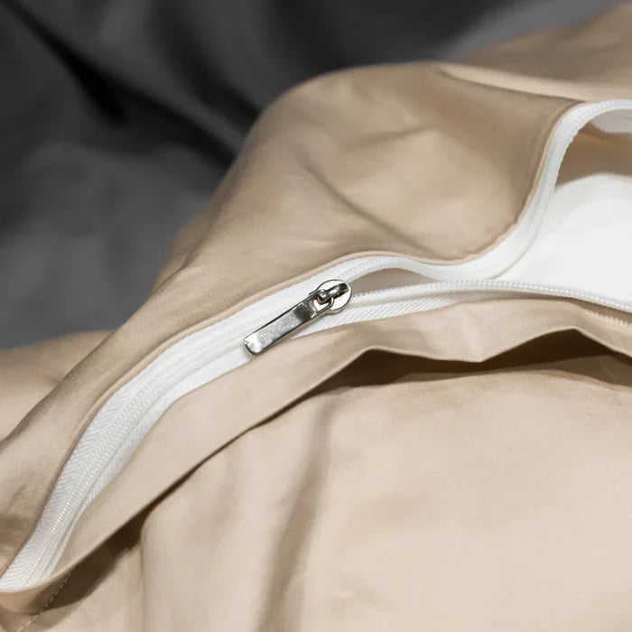 BowLift | Satin Cotton Embroidered Bedding Set - Luxora